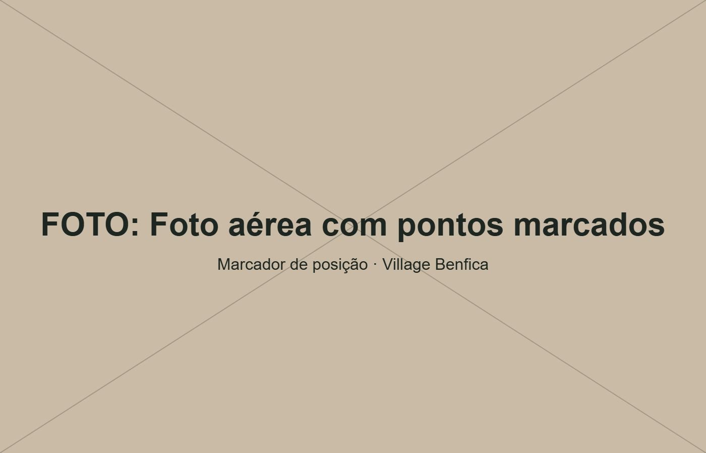 FOTO: Foto aérea com pontos marcados